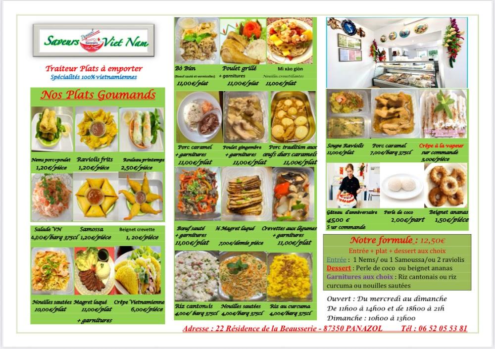 Saveurs Vietnam - Panazol - Menu Image 2